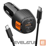 Другие товары Spigen  Spigen Essential EV1133 3-port car charger - black 