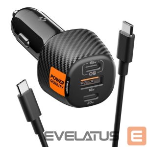 Другие товары Spigen  Spigen Essential EV1133 3-port car charger - black 