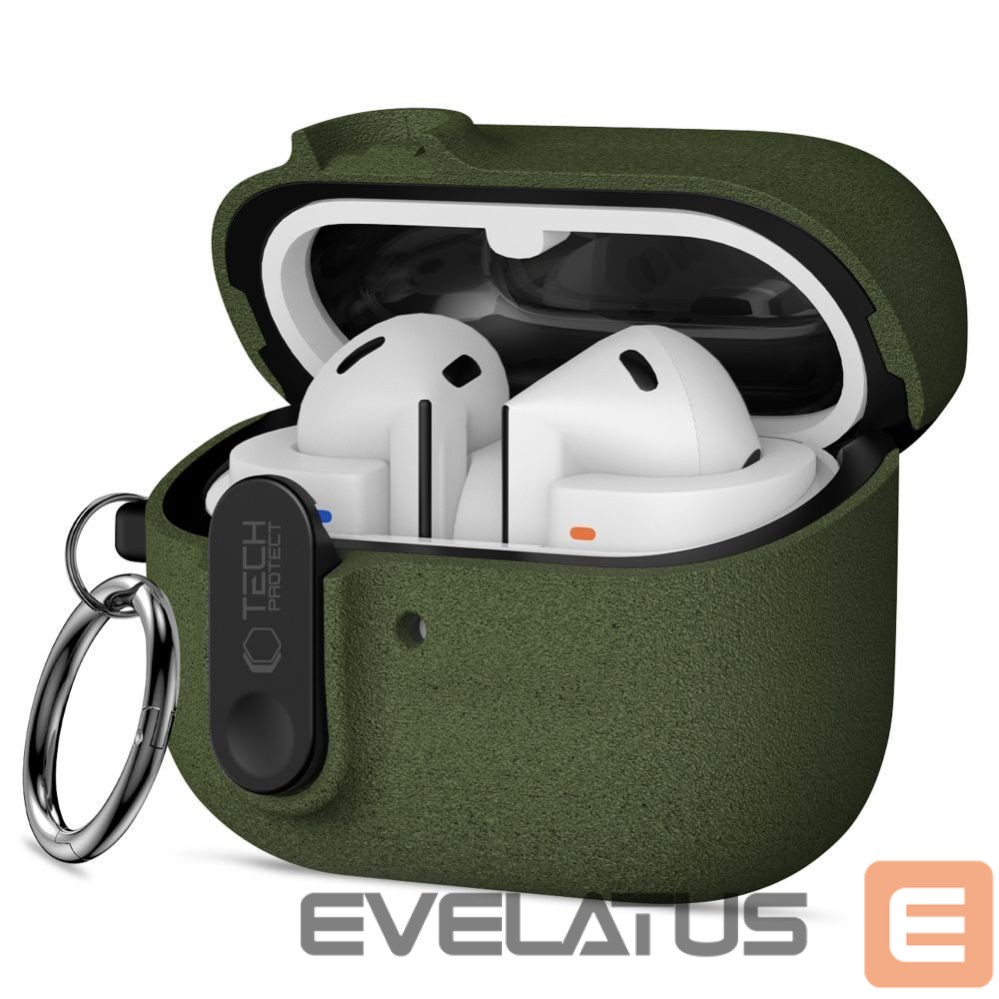 Другие товары Tech-Protect Tech-Protect Slim Hook Case for Samsung Galaxy Buds 3 / 3 FE / 3 Pro - Green