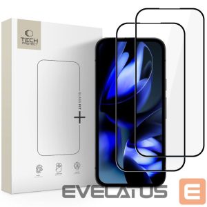 Другие товары Tech-Protect  Tech-Protect Glass Fit+ 2-Pack Tempered Glass for Google Pixel 9A / 20A - Black 