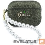 Другие товары Guess  Guess Glitter Pearl Strap Case for AirPods Pro 3 - Black and Glitter 