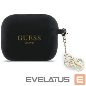 Другие товары Guess  Guess Silicone 4G Charm Case for AirPods Pro 3 - Black 