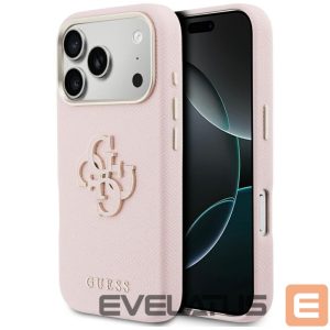 Другие товары Guess  Guess FW Resin Logo Case for iPhone 17 Pro - Pink 
