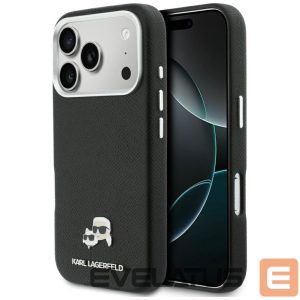 Другие товары Karl Lagerfeld  Karl Lagerfeld Karl & Choupette Head Pins Saffiano MagSafe Case for iPhone 17 Pro Max - Black 