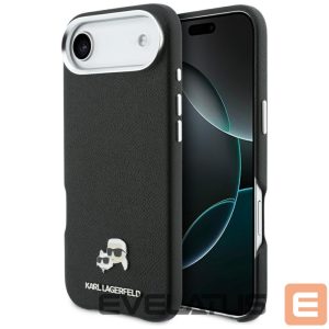 Другие товары Karl Lagerfeld  Karl Lagerfeld Karl & Choupette Head Pins Saffiano MagSafe Case for iPhone Air - Black 