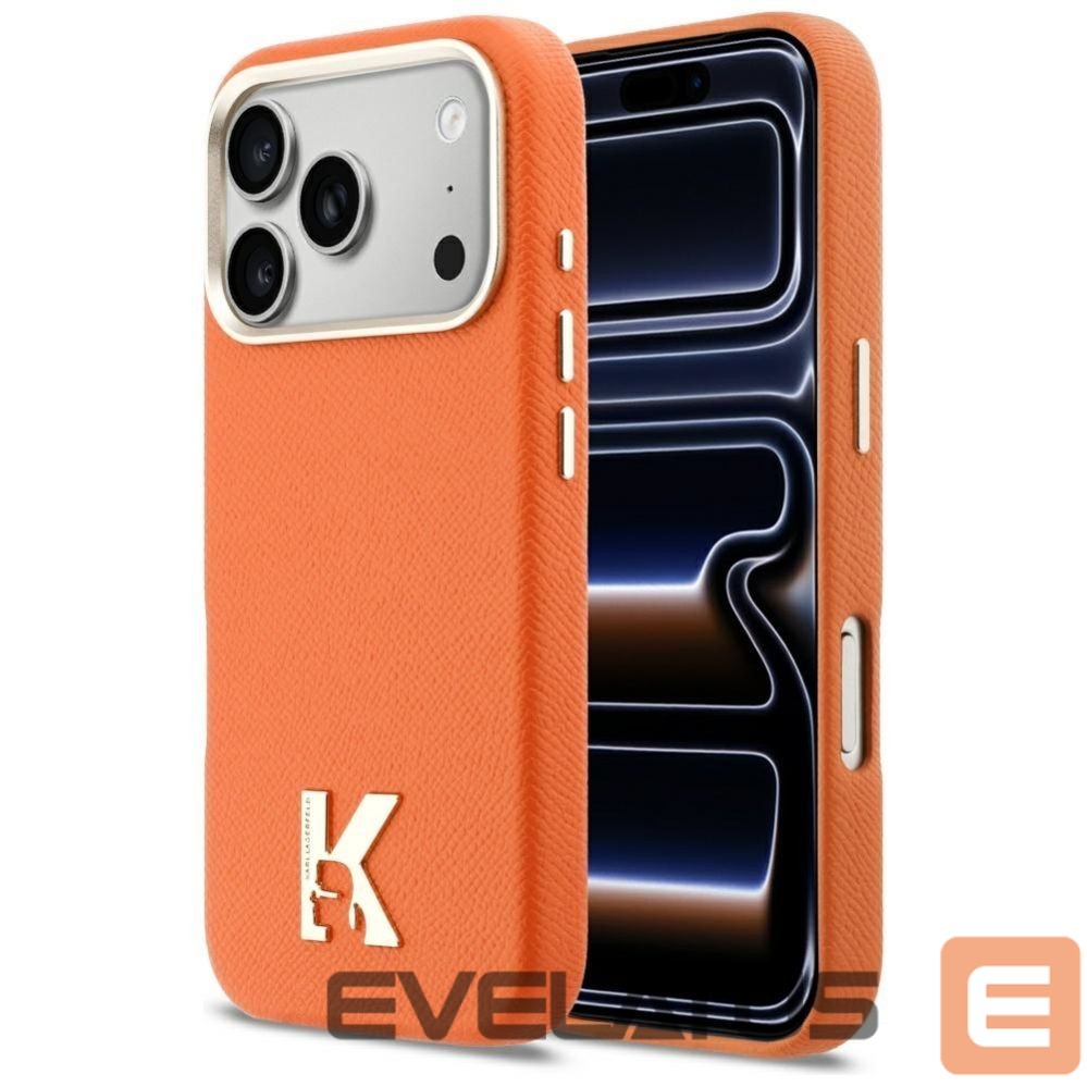 Другие товары Karl Lagerfeld Karl Lagerfeld Karl Head Logo MagSafe Case for iPhone 17 Pro - Orange