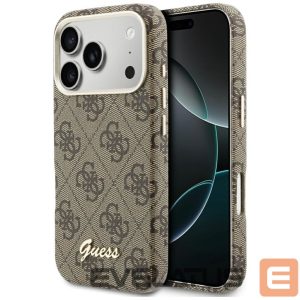 Другие товары Guess  Guess 4G Script MagSafe Case for iPhone 17 Pro - Brown 