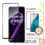 Другие товары Wozinsky  Wozinsky Tempered Glass Full Glue Super Tough Screen Protector Full Coveraged with Frame Case Friendly for Realme 9 Pro black 