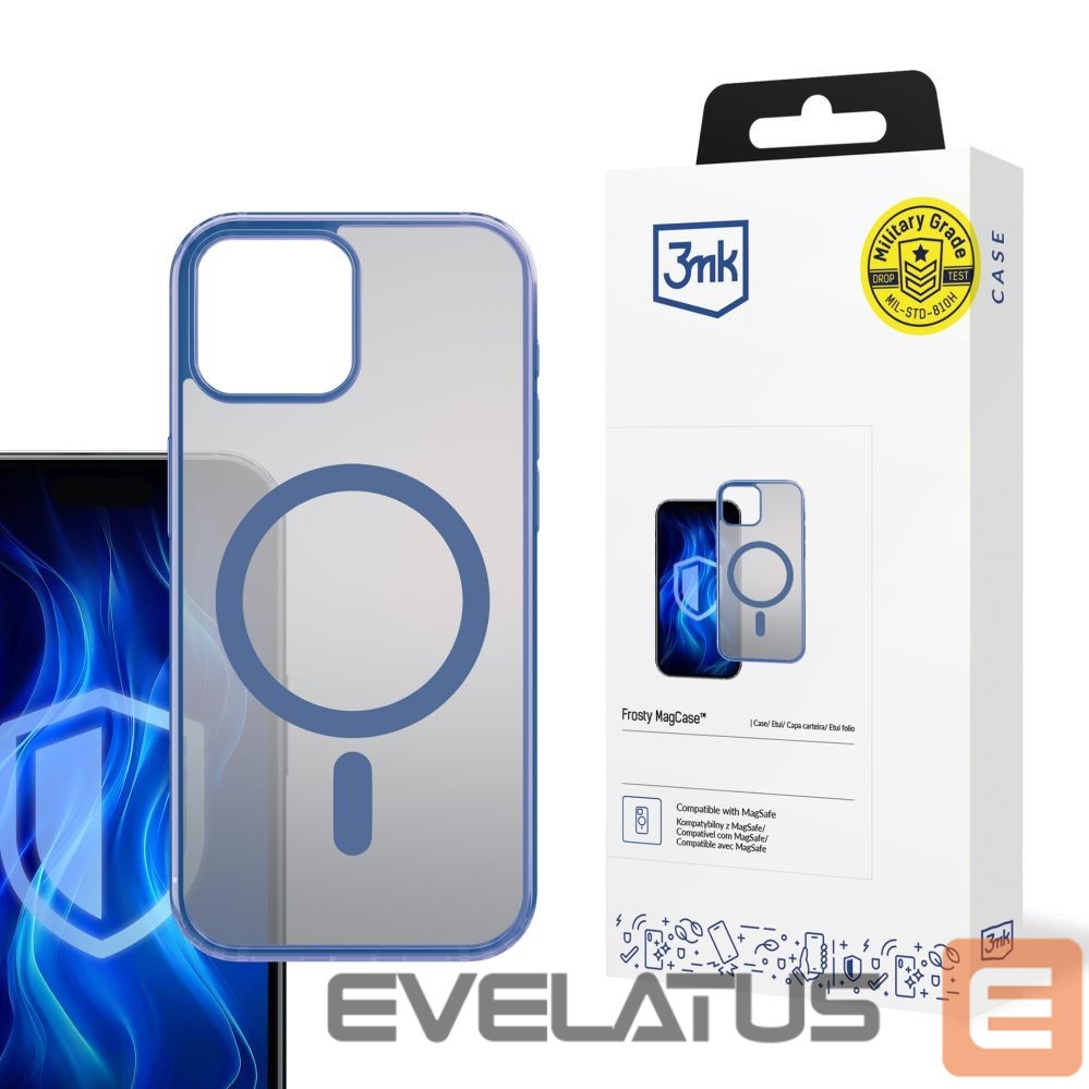 Другие товары 3MK 3mk Frosty MagCase Blue Case for Apple iPhone 15 Plus - blue