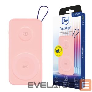 Другие товары 3MK  Powerbank 3mk PastelUp 10,000mAh 22.5W USB 1A1C - pink 