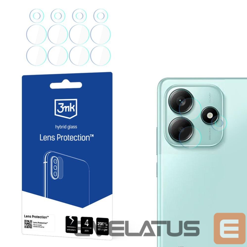 Другие товары 3MK Hybrid Glass for Camera Lens 3mk Lens Protection for Xiaomi Redmi Note 14 5G