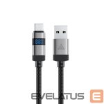 Другие товары Acefast  Acefast C15-04 USB-A - USB-C Cable with Display 480Mb/s 66W 1.2m - Black 