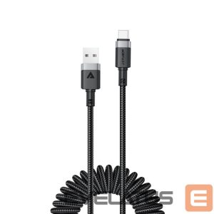 Другие товары Acefast  Acefast C14-04 USB-A - USB-C Cable Spring 480Mb/s 3A 1.2m - Black 