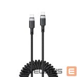 Другие товары Acefast  Acefast C14-03 USB-C - USB-C Spring Cable 480Mb/s 3A 1.2m - Black 