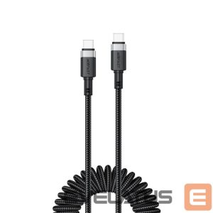 Другие товары Acefast  Acefast C14-03 USB-C - USB-C Spring Cable 480Mb/s 3A 1.2m - Black 