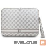 Другие товары DKNY  DKNY Sleeve Checkered Pattern Printed Stripes 14" Laptop Case - Beige 