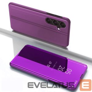 Другие товары Hurtel  Clear View Case for Samsung Galaxy S25 Cover with Flip - Pink 