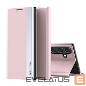 Другие товары Hurtel  Sleep Case Pro Samsung Galaxy S25 Case with Flip and Stand - Pink 