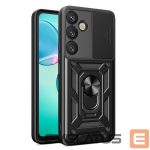 Другие товары Hurtel  Hybrid Armor Camshield with Camera Cover and Metal Ring for Samsung Galaxy S25+ - Black 