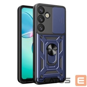 Другие товары Hurtel  Hybrid Armor Camshield with Camera Cover and Metal Ring for Samsung Galaxy S25+ - Blue 