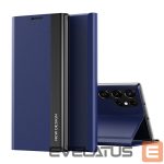 Другие товары Hurtel  Sleep Case Pro Samsung Galaxy S25 Ultra Case with Flip and Stand - Blue 