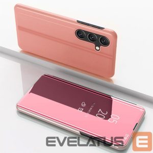 Другие товары Hurtel  Clear View Case for Samsung Galaxy S24 FE Cover with Flip - Pink 