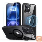 Другие товары ESR  ESR Classic Hybrid Kickstand Halolock MagSafe iPhone 16 Plus + Tempered Glass Screen Protector - Black 