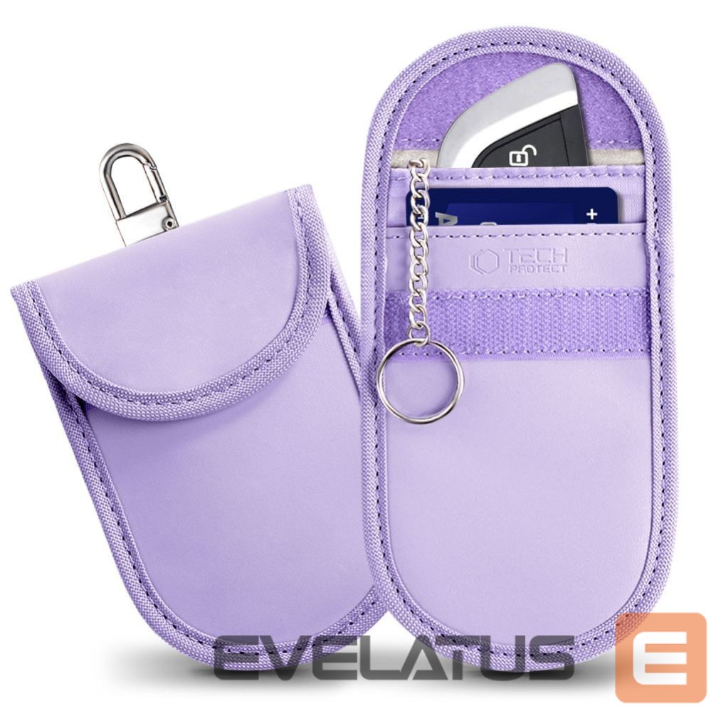 Другие товары Tech-Protect Tech-Protect KLR100 RFID Blocking Car Key Case - Purple
