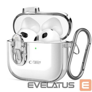 Другие товары Tech-Protect  Tech-Protect Slim Hook Case for AirPods 4 - Clear 