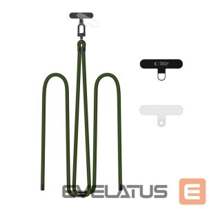 Другие товары Tech-Protect  Tech-Protect C7S Rope Crossbody Strap Leash - Olive 