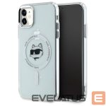Другие товары Karl Lagerfeld  Karl Lagerfeld IML Metal Choupette Head MagSafe iPhone 11 Case - White 