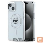 Другие товары Karl Lagerfeld  Karl Lagerfeld IML Metal Choupette Head MagSafe iPhone 15 Case - White 