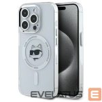 Другие товары Karl Lagerfeld  Karl Lagerfeld IML Metal Choupette Head MagSafe Case for iPhone 15 Pro Max - White 