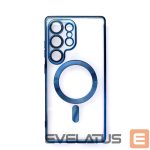 Чехол на заднюю панель Hurtel  Electroplated Case with MagSafe for iPhone 16e - Blue 