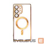 Чехол на заднюю панель Hurtel  Electroplated Case with MagSafe galvanized for iPhone 16e - gold 