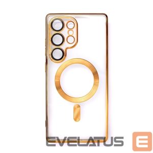 Чехол на заднюю панель Hurtel  Electroplated Case with MagSafe galvanized for iPhone 16e - gold 