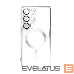 Чехол на заднюю панель Hurtel  Electroplated Case with MagSafe galvanized for iPhone 16e - silver 