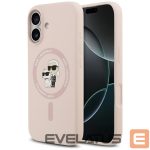 Другие товары Karl Lagerfeld  Karl Lagerfeld Silicone Karl&Choupette Ring MagSafe Case for iPhone 17 - Pink 
