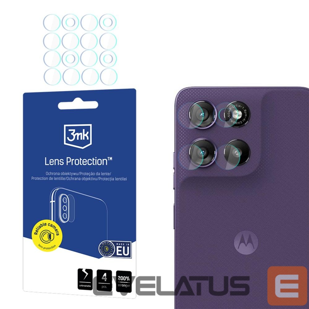 Другие товары 3MK 3mk Lens Protection Hybrid Glass for Camera Lens on Motorola Moto G67/ Motorola Moto G77