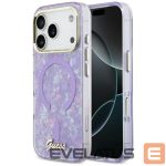 Другие товары Guess  Guess IML Shell Script Metal MagSafe Case for iPhone 17 Pro Max - Purple 