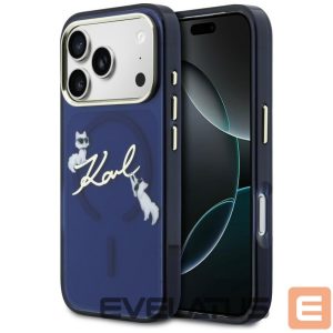 Другие товары Karl Lagerfeld  Karl Lagerfeld IML Choupettes Karl Script Logo MagSafe Case for iPhone 17 Pro - Blue 