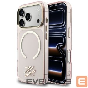 Другие товары Karl Lagerfeld  Karl Lagerfeld IML KL Script Logo MagSafe Case for iPhone 17 Pro Max - Pink 