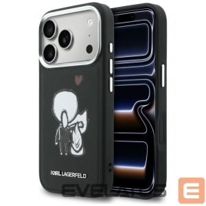 Другие товары Karl Lagerfeld  Karl Lagerfeld Karl & Choupette Back Logo MagSafe Case for iPhone 17 Pro - Black 