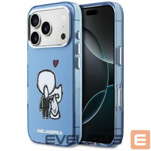 Другие товары Karl Lagerfeld  Karl Lagerfeld Karl & Choupette Back MagSafe Case for iPhone 17 Pro - Blue 