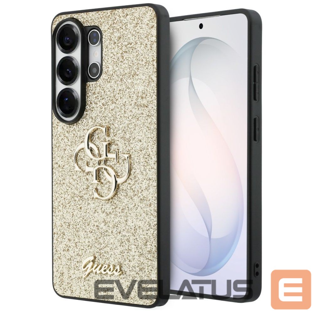Другие товары Guess Guess Fixed Glitter Big 4G Metal Logo case for Samsung Galaxy S26 Ultra - gold
