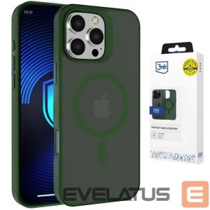 Другие товары 3MK  3mk Smoke MagCase for iPhone 16 Pro Max - Green-Translucent 