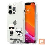 Другие товары Karl Lagerfeld  Karl Lagerfeld Transparent Karl & Choupette Case for iPhone 13 Pro / 13 - Transparent 