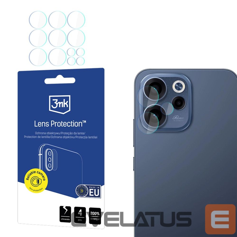 Другие товары 3MK 3mk Lens Protection Hybrid Camera Lens Glass for Oppo Reno 15 F 5G / Reno 15 FS 5G (CPH2801)