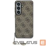 Другие товары Guess  Guess 4G Classic Logo Charm MagSafe Case for Samsung Galaxy S26 - Brown 