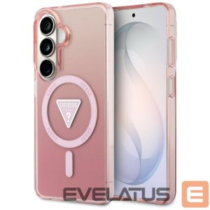 Другие товары Guess  Guess IML Gradient Triangle MagSafe Case for Samsung Galaxy S26 - Pink 